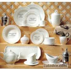 Assiette présentation -fougères- 300mm