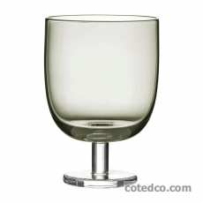 Coffret 6 Verres à pied 26cl -  Gris