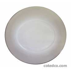 Assiette plate 290x270mm  - Gris dégradé