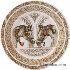 Coffret de 2 assiettes à mignardise - 12.8cm