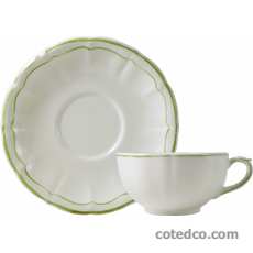 Coffret de 2 tasses et soucoupes déjeuner - 40 cl - diam. 18 cm