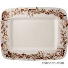 Plat rectangulaire - 44.3x34.8 cm