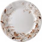 Coffret de 6 Assiettes dessert Feuillages - diam. 23,2 cm