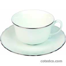 P-Tasse thé 16cl - Filet Platine