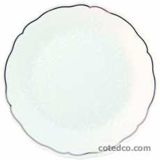 Assiette creuse calotte 190mm - Filet Platine