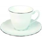 P-Tasse café 8cl - Filet Platine