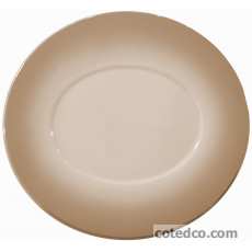 Assiette dessert 250x235mm - Noisette dégradé