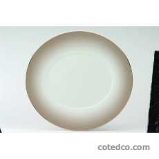 Assiette de présentation 333x310mm - Noisette dégradé