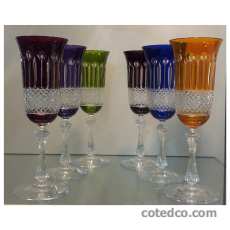 Coffret 6 Flûtes assorties 15cl & 208mm - Stromboli