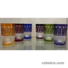 Coffret 6 Verres à thé assortis 20cl &95mm - Stromboli