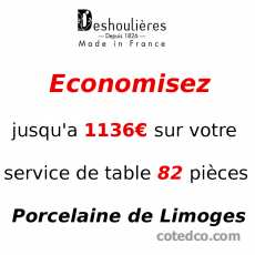Service 82 pièces