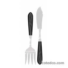 Service à servir Poisson 2 piéces