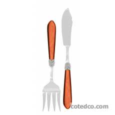 Service à servir Poisson 2 piéces