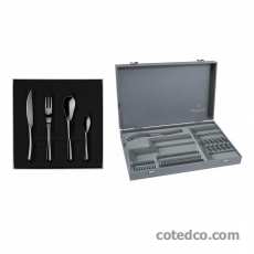 Ménagère 50 piéces - XY Black Miroir