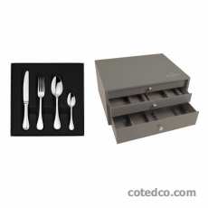 Ménagère 124 piéces Manche Orfèvre - Verlaine