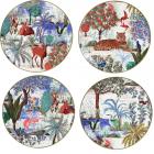 Coffret de 4 Assiettes canapé - diam. 16.5 cm