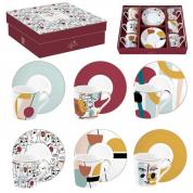 Coffret 6 P-Tasse café en Porcelaine