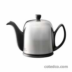 Théière 6 Tasses 100cl - Inox Mat - Noir