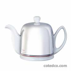 Théière 4 Tasses 100cl - Republique Française - Blanche