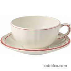 Coffret de 2 tasses et soucoupes déjeuner - 40 cl - diam. 18 cm