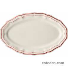 Coffret de 1 plat ovale n° 6 - 41x26,2 cm