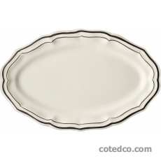 Coffret de 1 plat ovale n° 6 - 41x26,2 cm