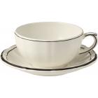 Coffret de 2 tasses et soucoupes déjeuner - 40 cl - diam. 18 cm