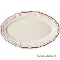 Coffret de 1 plat ovale n° 6 - 41x26,2 cm