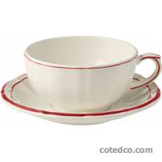 Coffret de 2 tasses et soucoupes déjeuner - 40 cl - diam. 18 cm