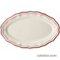 Coffret de 1 plat ovale n° 6 - 41x26,2 cm