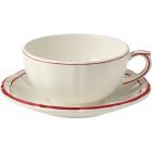 Coffret de 2 tasses et soucoupes déjeuner - 40 cl - diam. 18 cm