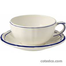 Coffret de 2 tasses et soucoupes déjeuner - 40 cl - diam. 18 cm