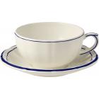 Coffret de 2 tasses et soucoupes déjeuner - 40 cl - diam. 18 cm