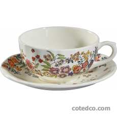 Coffret de 2 tasses et soucoupes déjeuner - 40 cl - diam. 18 cm