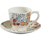 tasse et soucoupes thé U.S. - 25 cl - diam. 15,3 cm