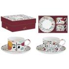 Coffret 2 Tasse thé & soucoupe 22cl