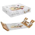 Plateau rectangulaire avec couperets