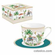 Tasse déjeuner & soucoupe - 33cl