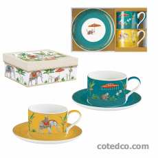 Coffret 2 Tasse thé & soucoupe 22cl
