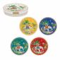 Coffret 4 Assiettes dessert 19cm assorties