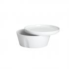Bol droit 14cm + couvercle - 50cl - Blanc