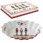 Plat ovale forme étoile 25 x 17cm