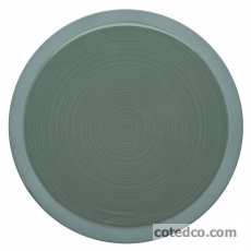 Assiette de présention 290mm - Bahia Vert Argile