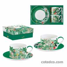 Coffret 2 Tasse thé & soucoupe 22cl