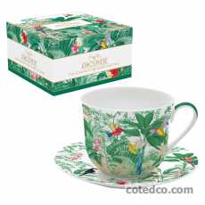 Tasse déjeuner & soucoupe - 33cl