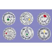 Coffret 6 Assiettes plate extra - 28.5cm - Assorties