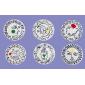 Coffret 6 Assiettes plate extra - 28.5cm - Assorties