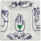 Coffret de 1 Porte carte G.M. - Mains - 17x17 cm