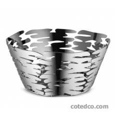 Corbeille ronde 21cm en acier inoxydable 18/10.