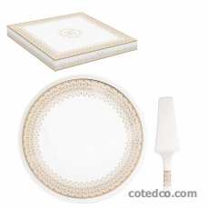 Coffret plat à tarte 32cm + pelle